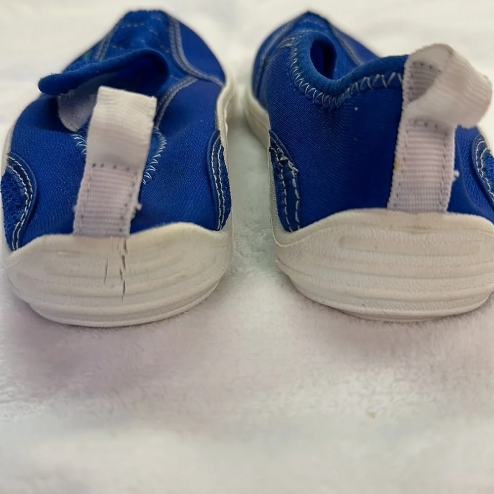 Speedo Water Shoes Boys Blue Hook & Loop Mesh Scuba Fishing Size 11/12 XL